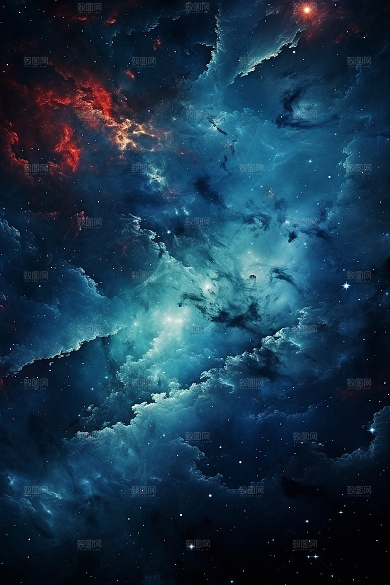 宇宙星空唯美浪漫素材