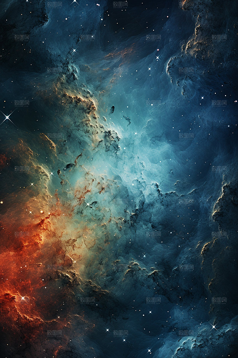 宇宙星空唯美未来素材