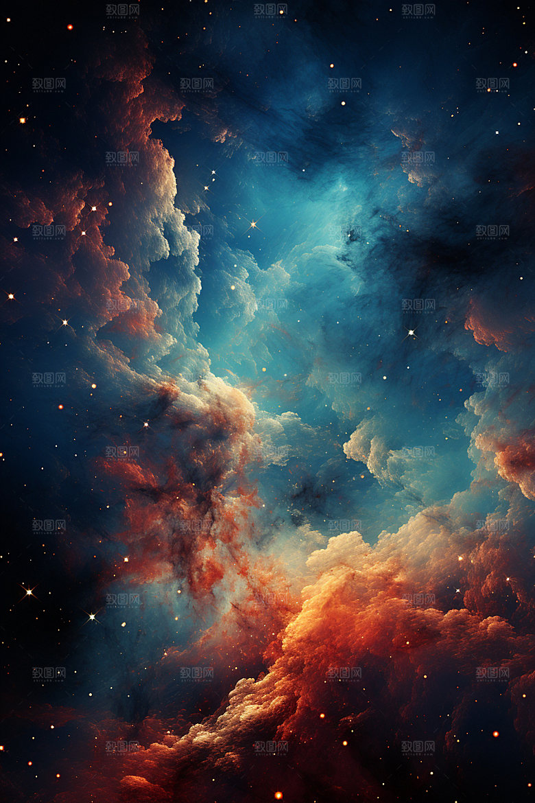 宇宙星空星云太空素材