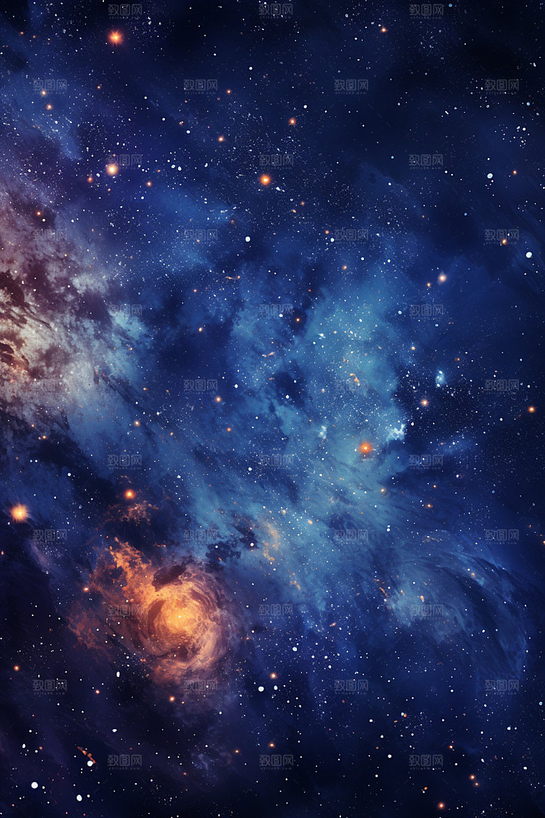 宇宙星空太空浪漫素材