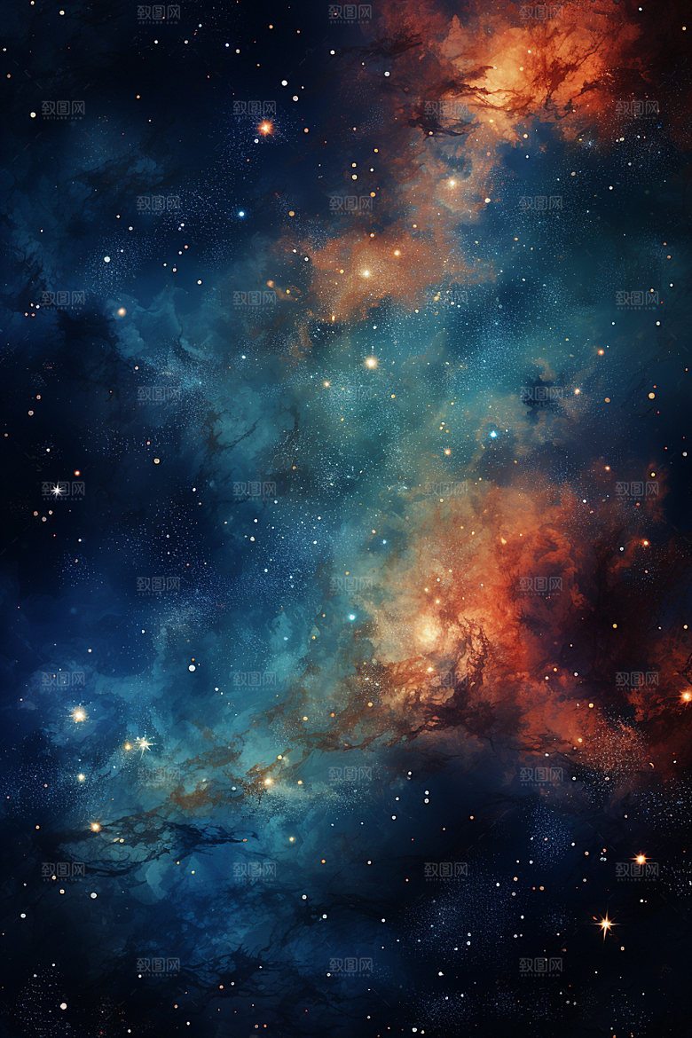 宇宙星空浪漫高清素材