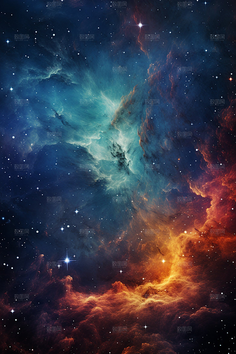 宇宙星空太空唯美素材