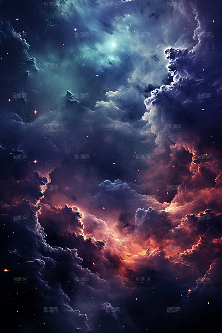 宇宙星空夜空太空素材