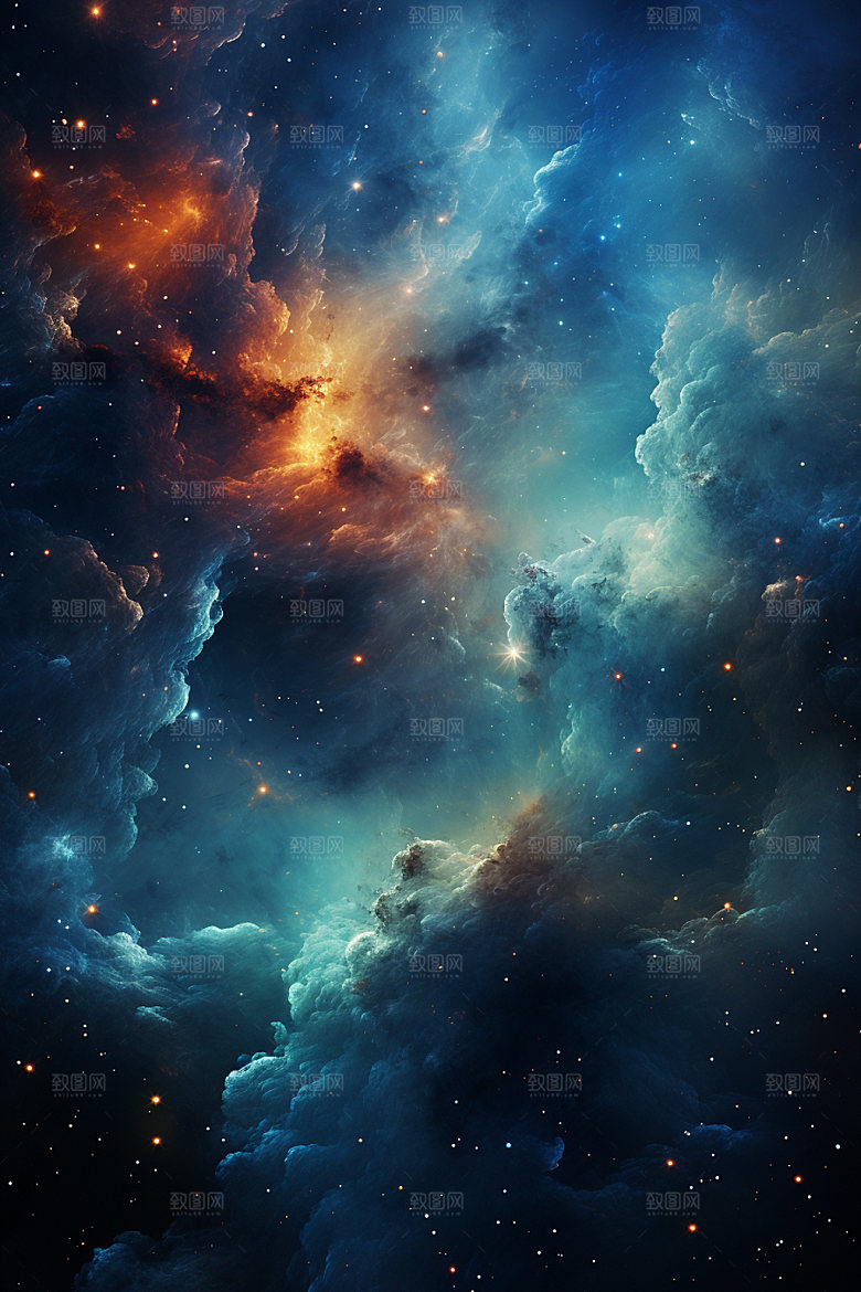 宇宙星空浪漫未来素材