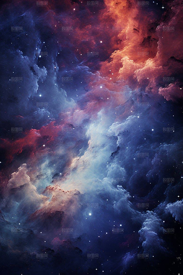 宇宙星空星云未来素材