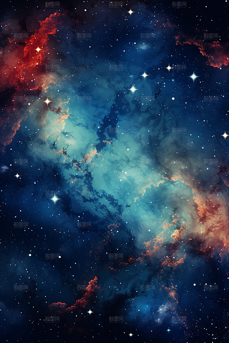 宇宙星空灿烂太空素材