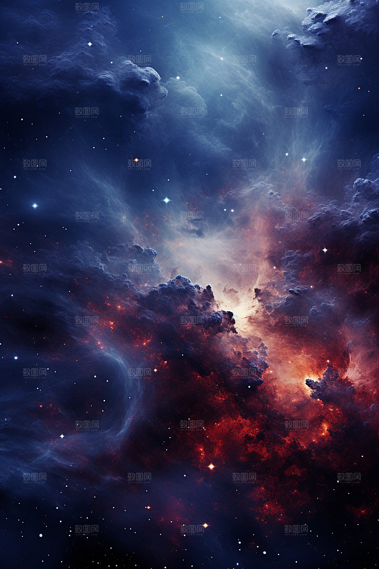 宇宙星空浪漫星云素材