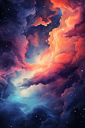 宇宙星空唯美太空素材