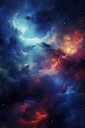 宇宙星空灿烂高清素材