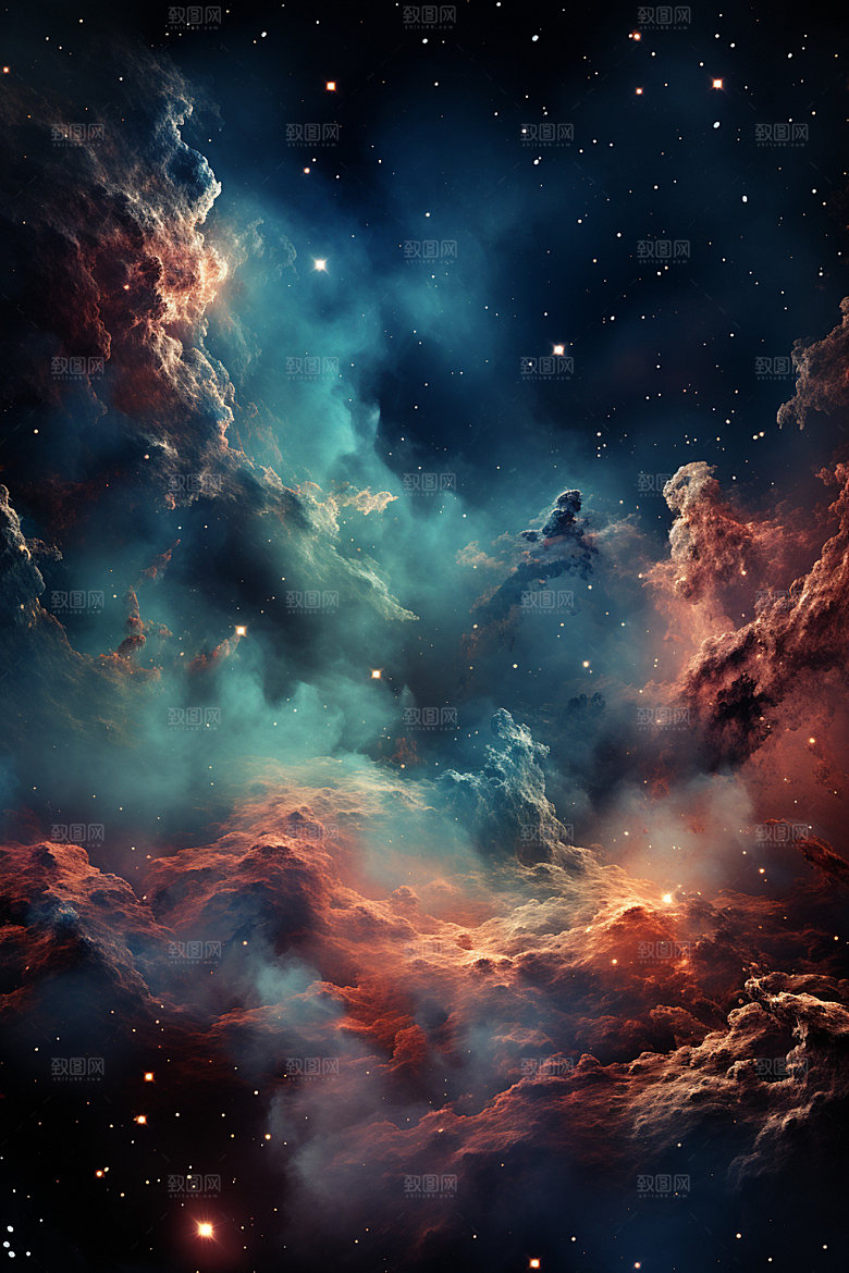 宇宙星空太空唯美素材