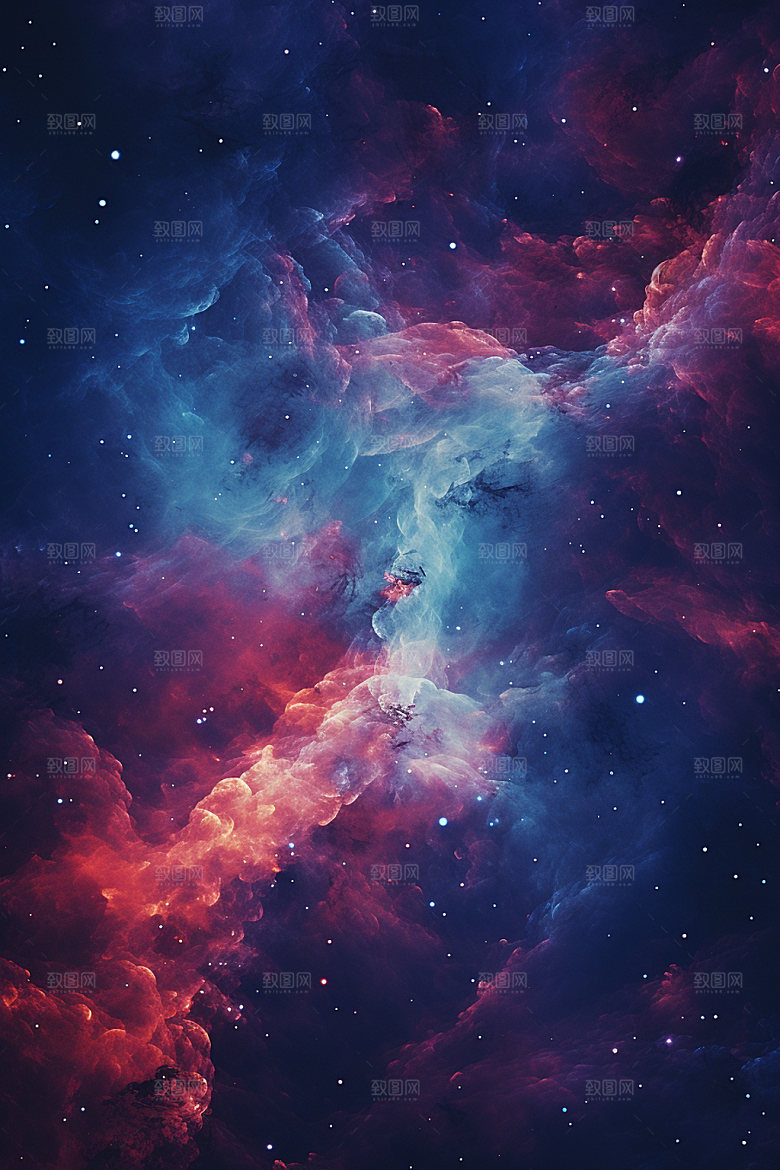 宇宙星空星云天空素材