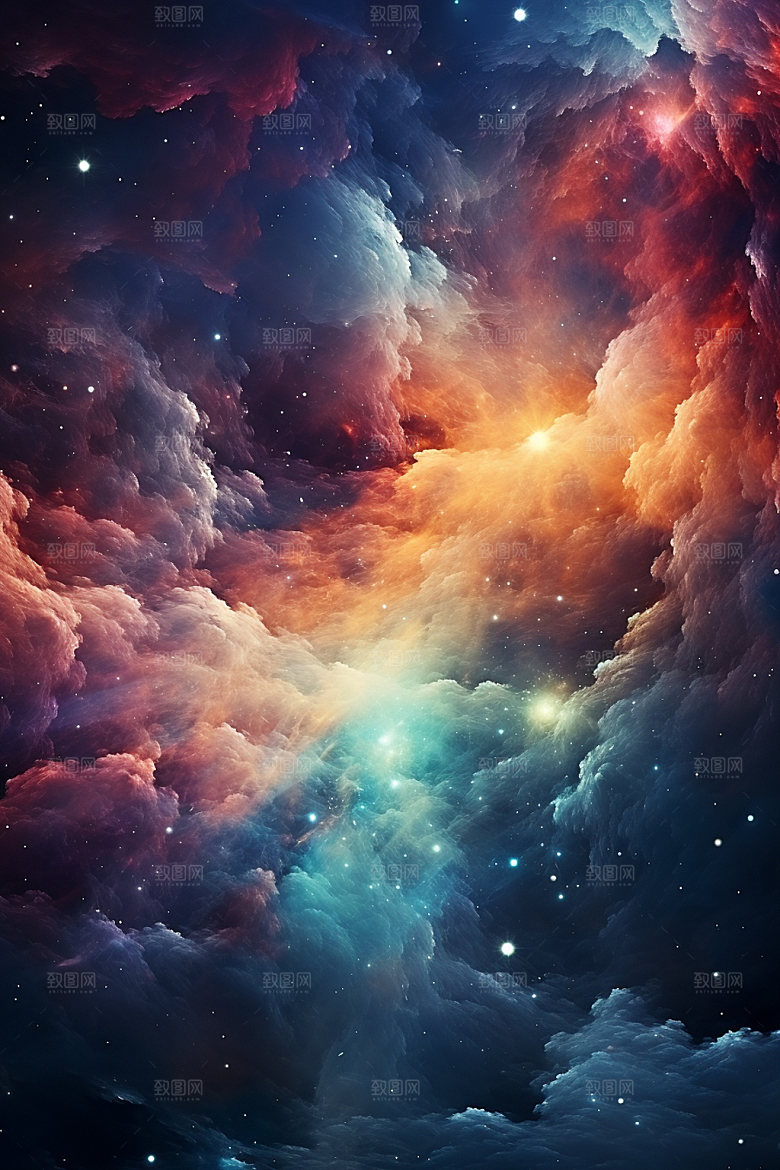 宇宙星空高清星云素材