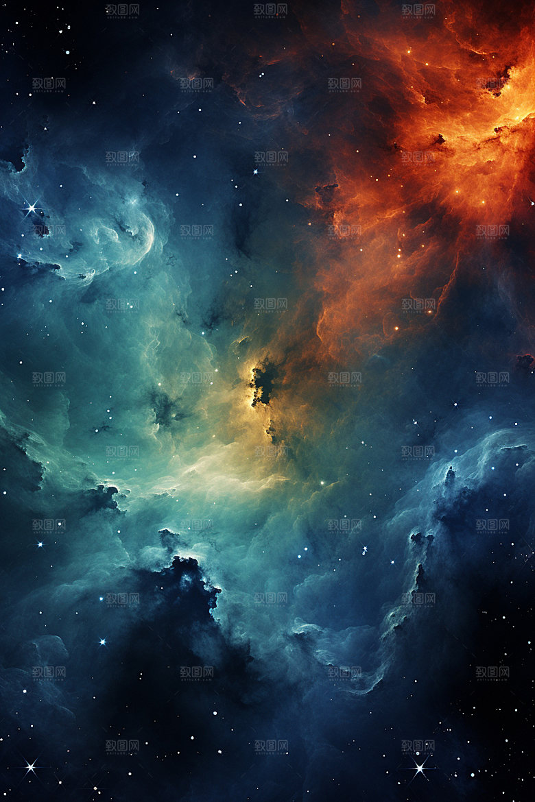 宇宙星空星云未来素材