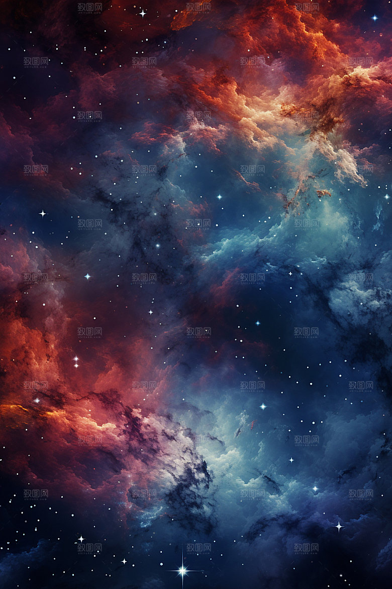 宇宙星空浪漫未来素材