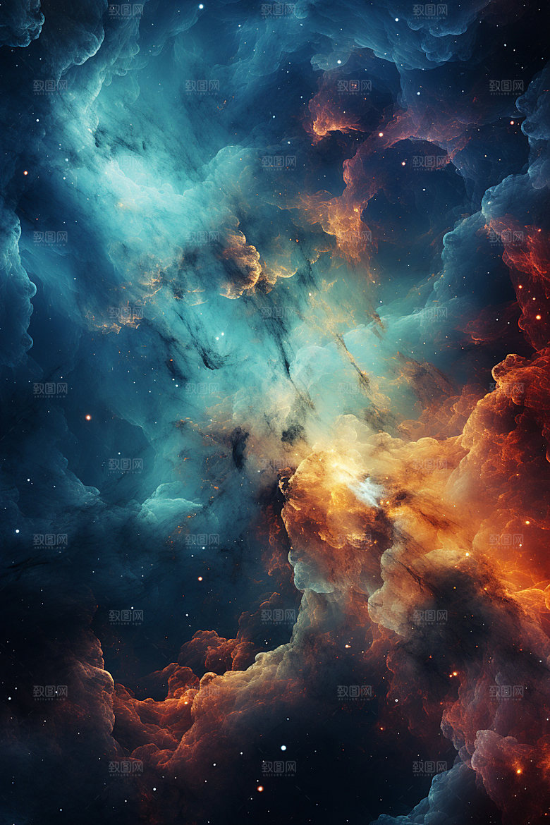 宇宙星空高清唯美素材