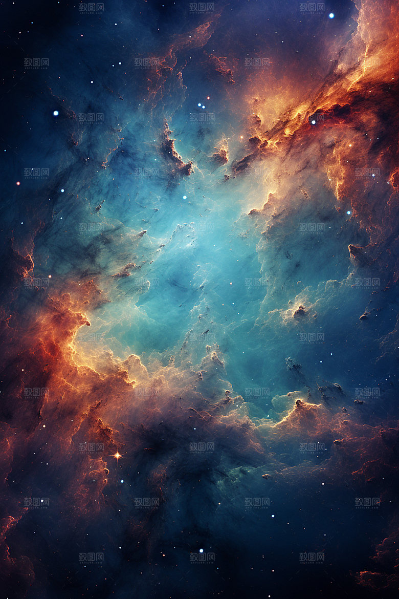 宇宙星空高清夜空素材