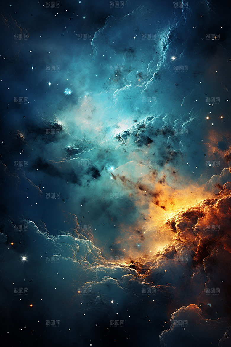 宇宙星空高清浪漫素材
