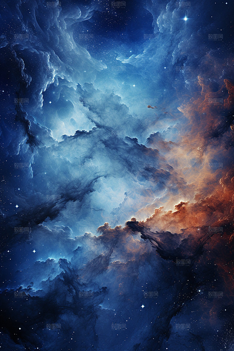 宇宙星空浪漫星云素材