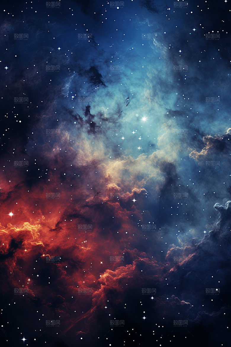 宇宙星空星云未来素材