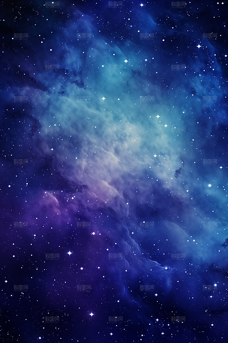 宇宙星空灿烂星云素材