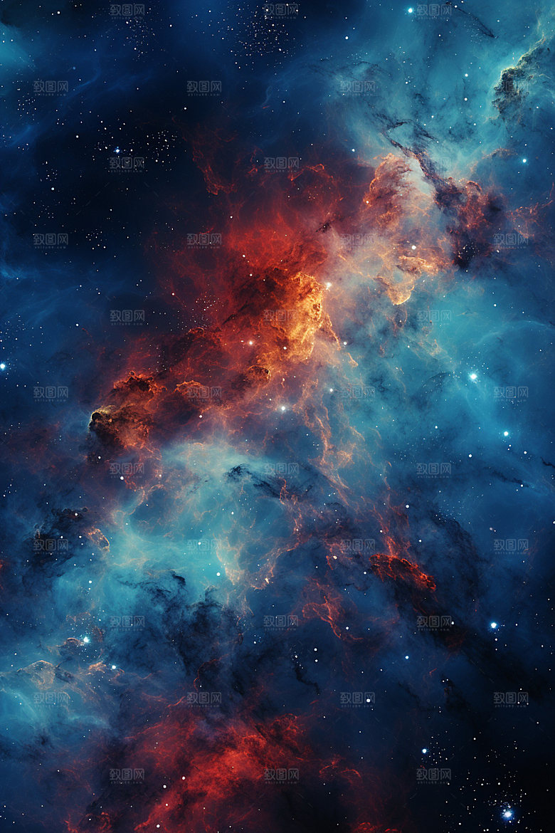 宇宙星空浪漫唯美素材
