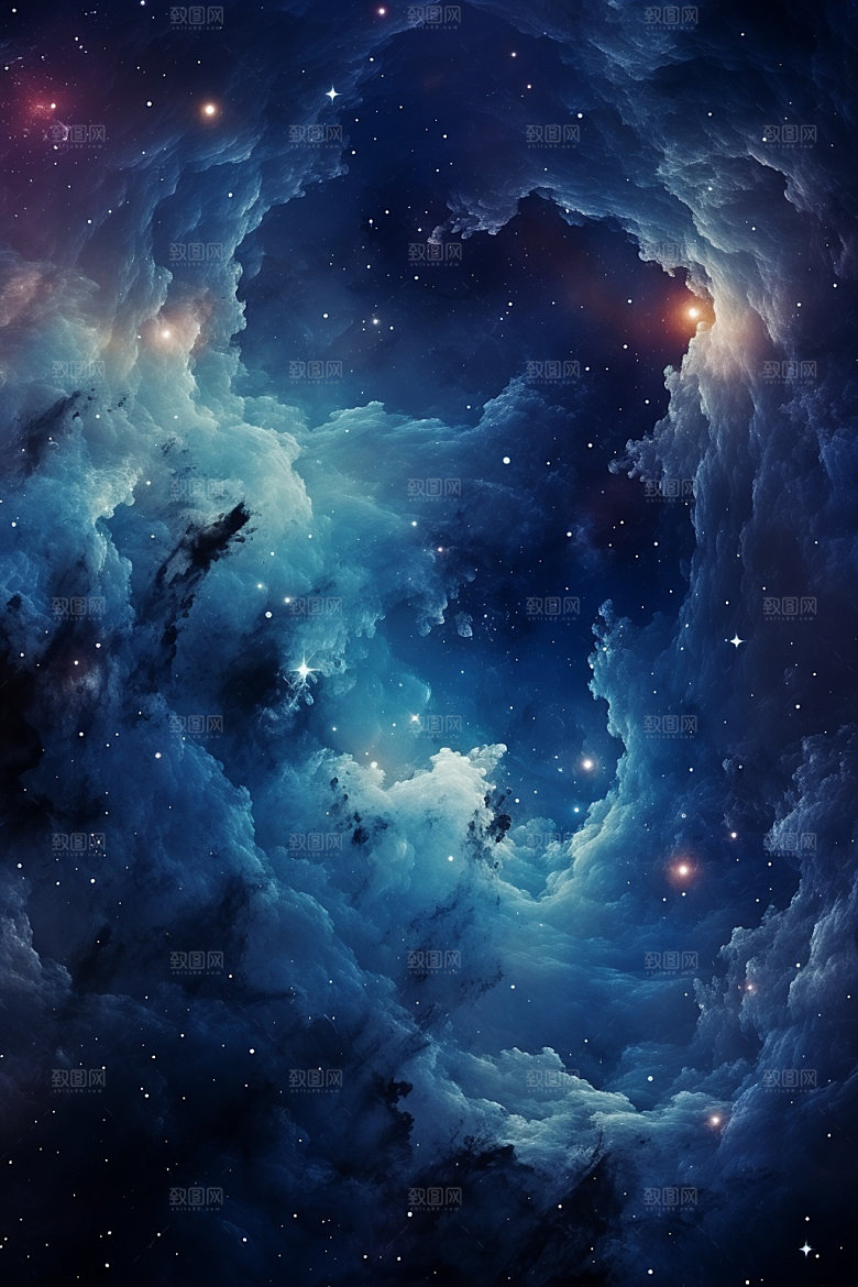 宇宙星空唯美灿烂素材