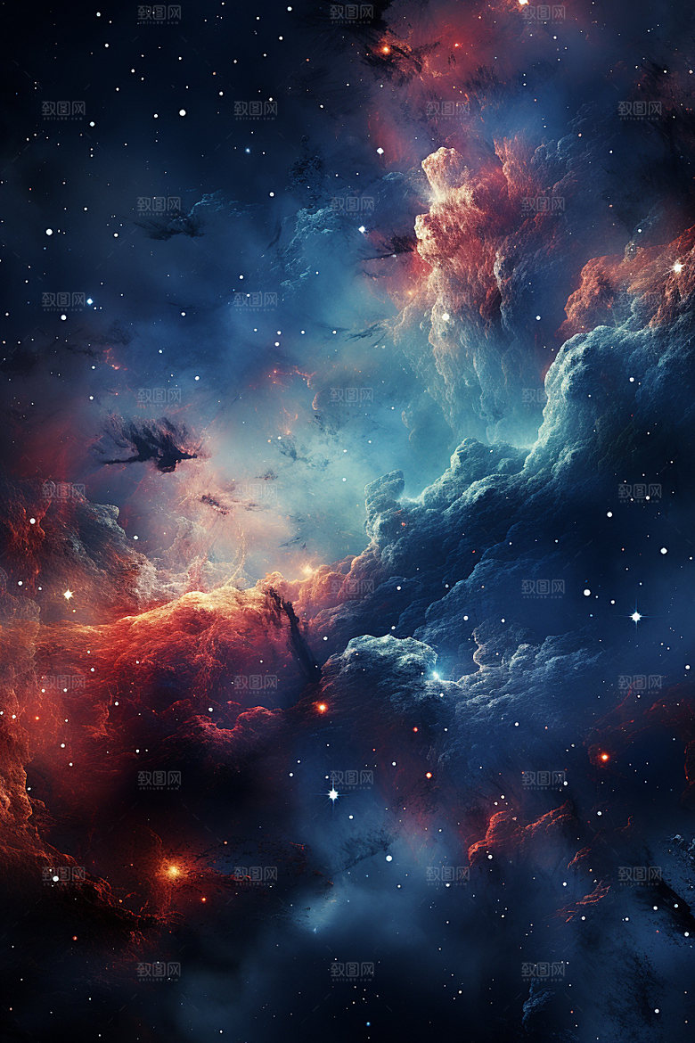 宇宙星空星云天空素材