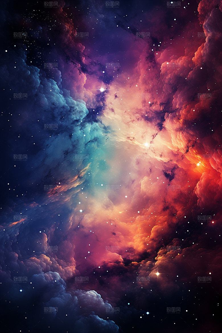 宇宙星空浪漫天空素材