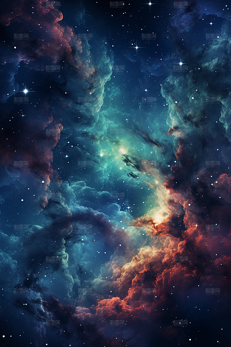 宇宙星空太空星云素材