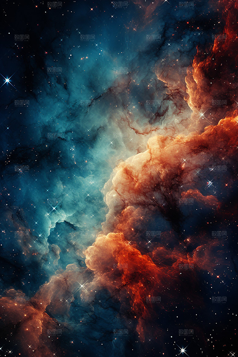 宇宙星空天空唯美素材