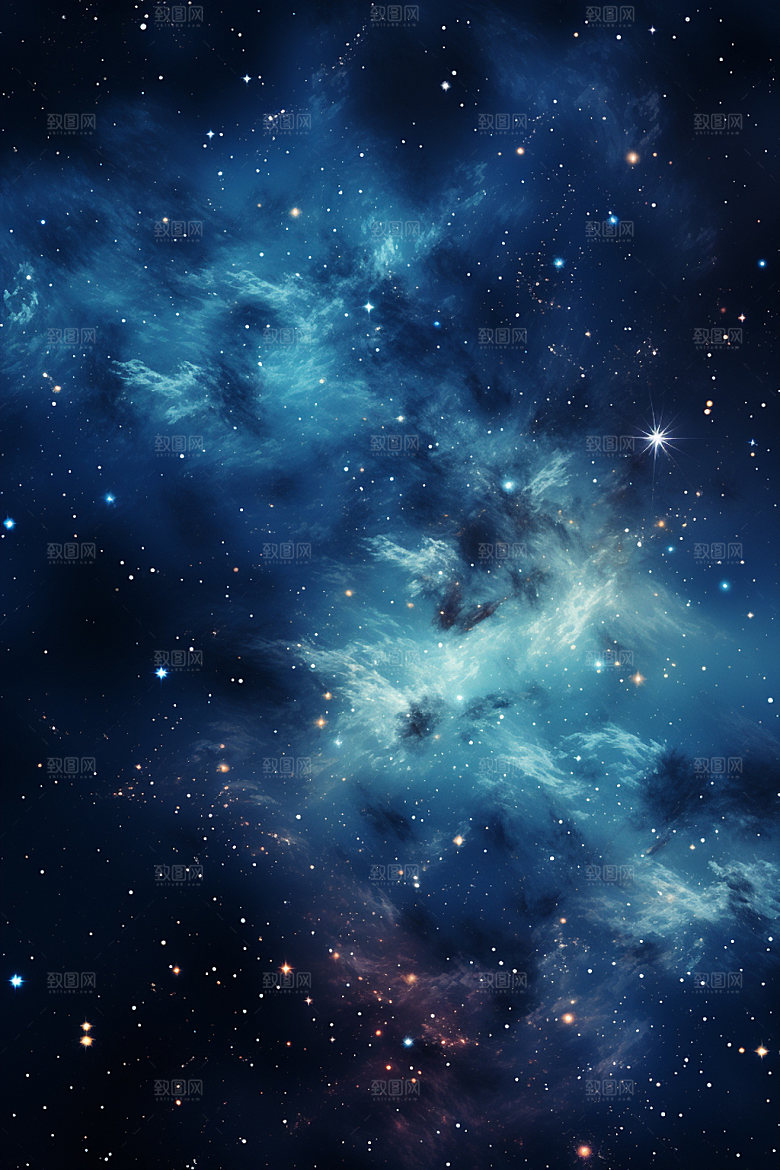 宇宙星空唯美浪漫素材