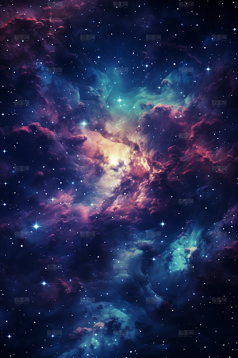 宇宙星空夜空浪漫素材