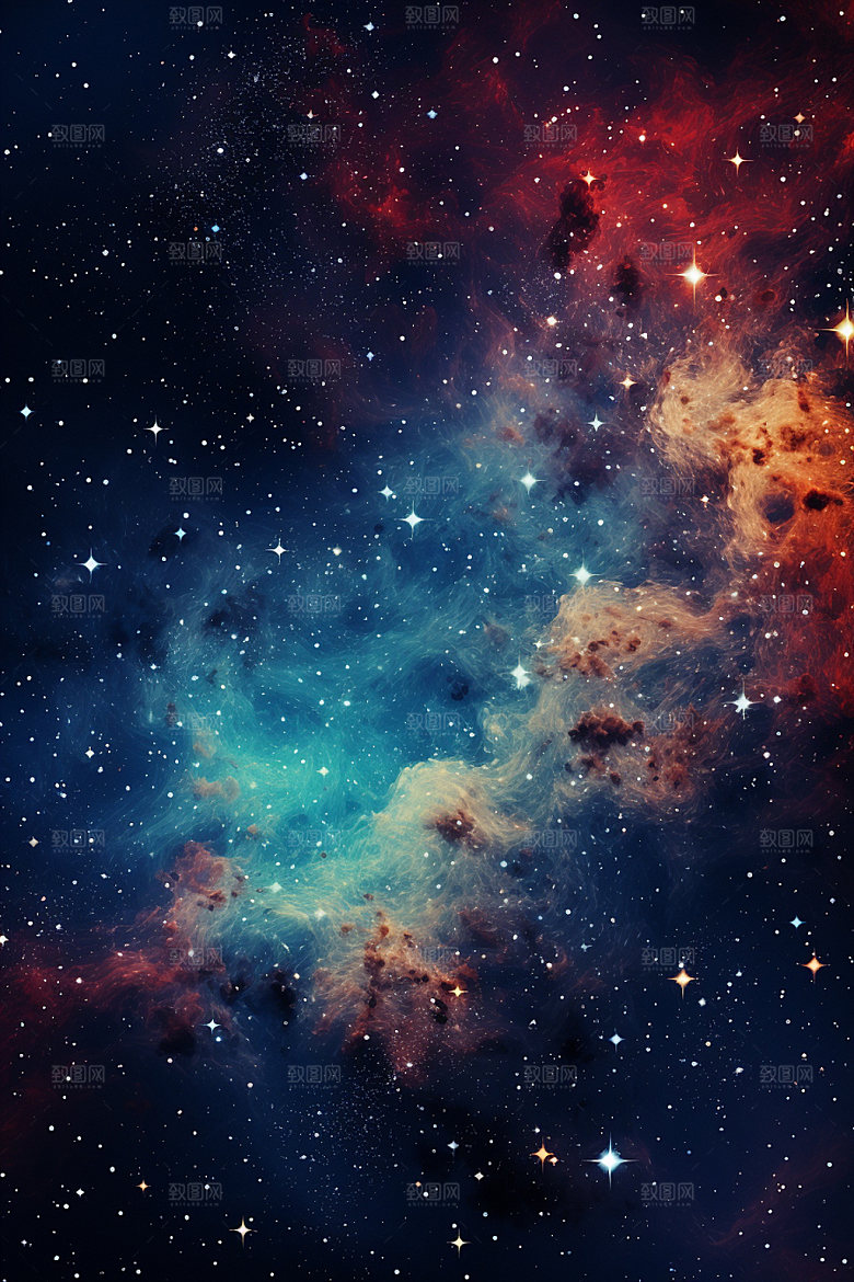宇宙星空夜空高清素材