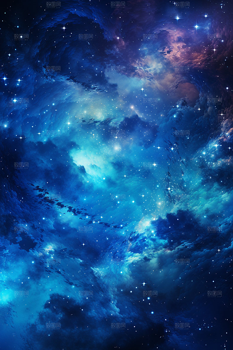 宇宙星空唯美灿烂素材