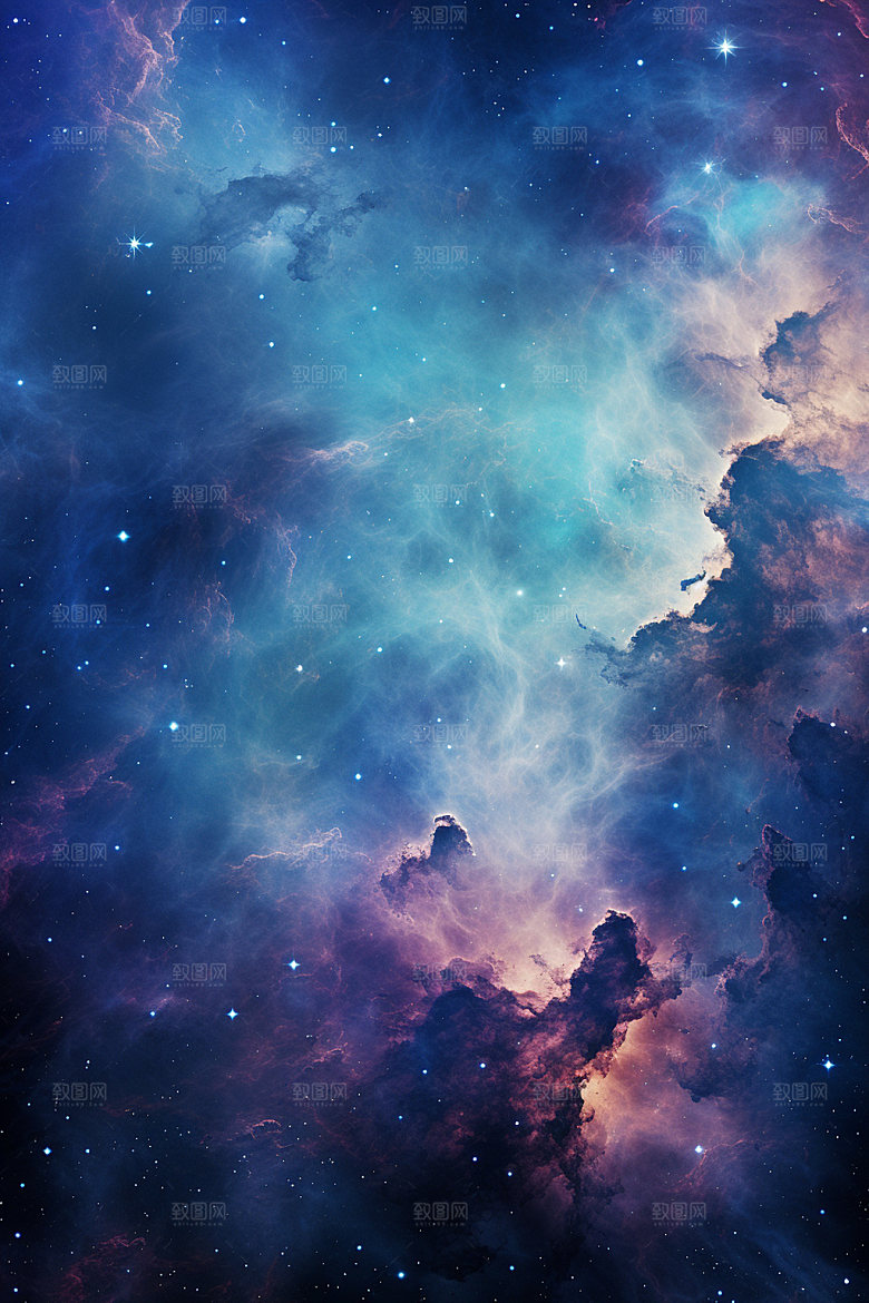 宇宙星空浪漫未来素材