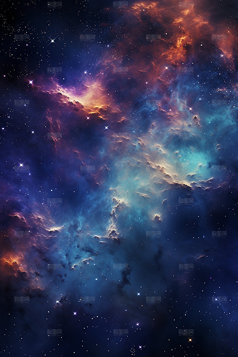 宇宙星空星云天空素材