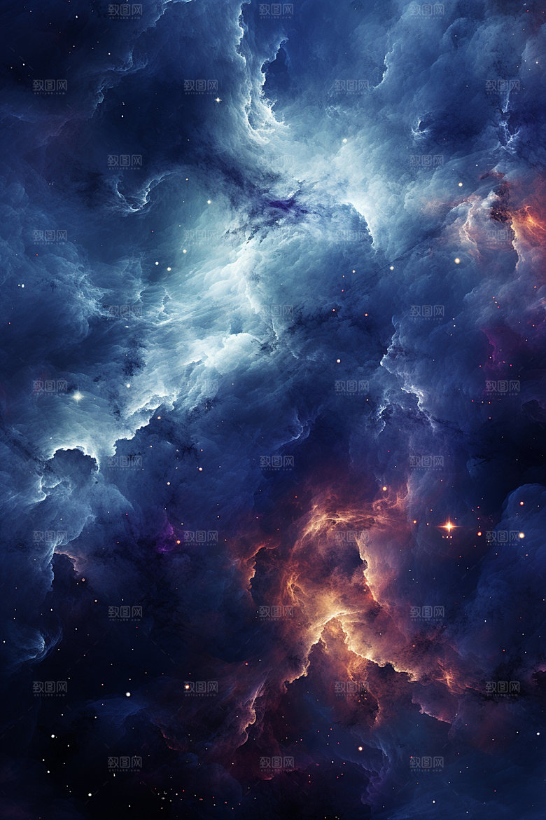 宇宙星空未来星云素材