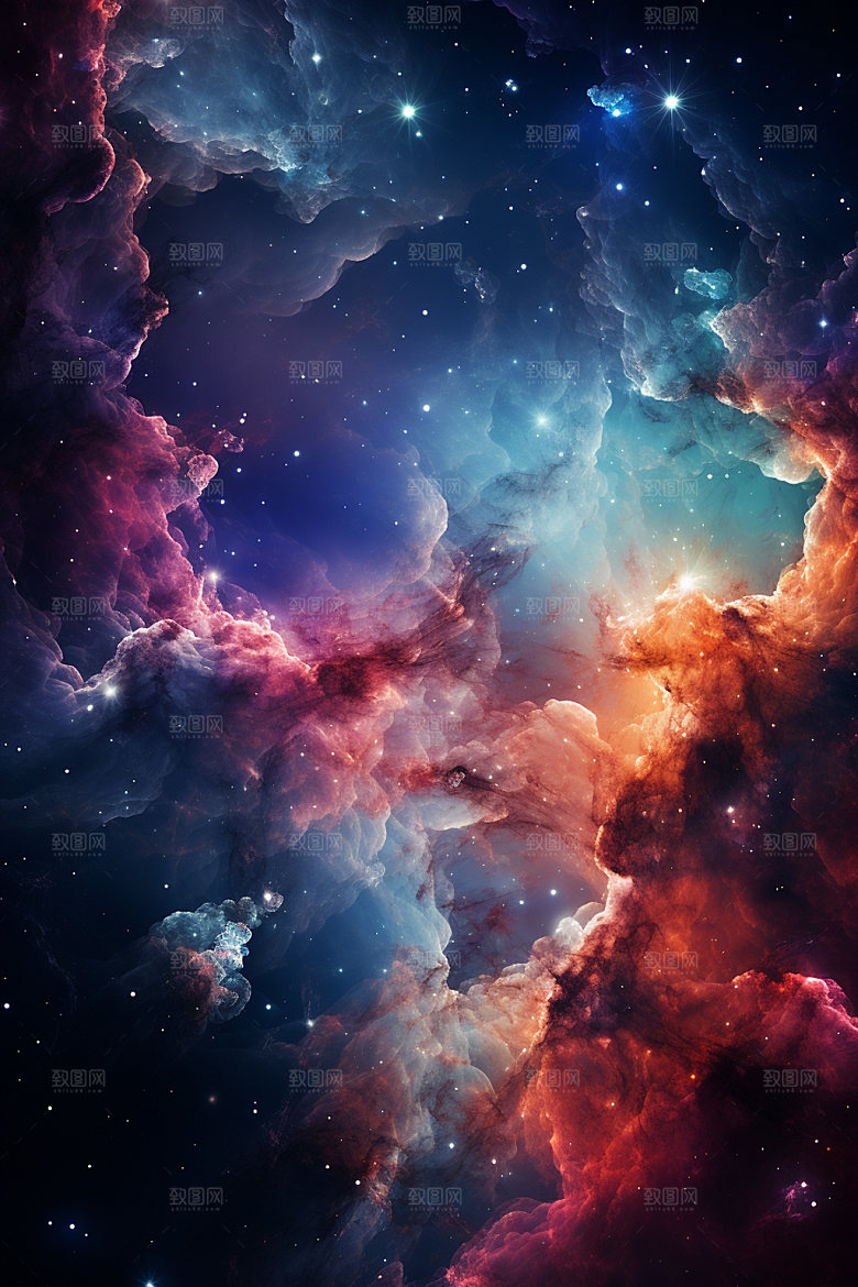 宇宙星空星云太空素材