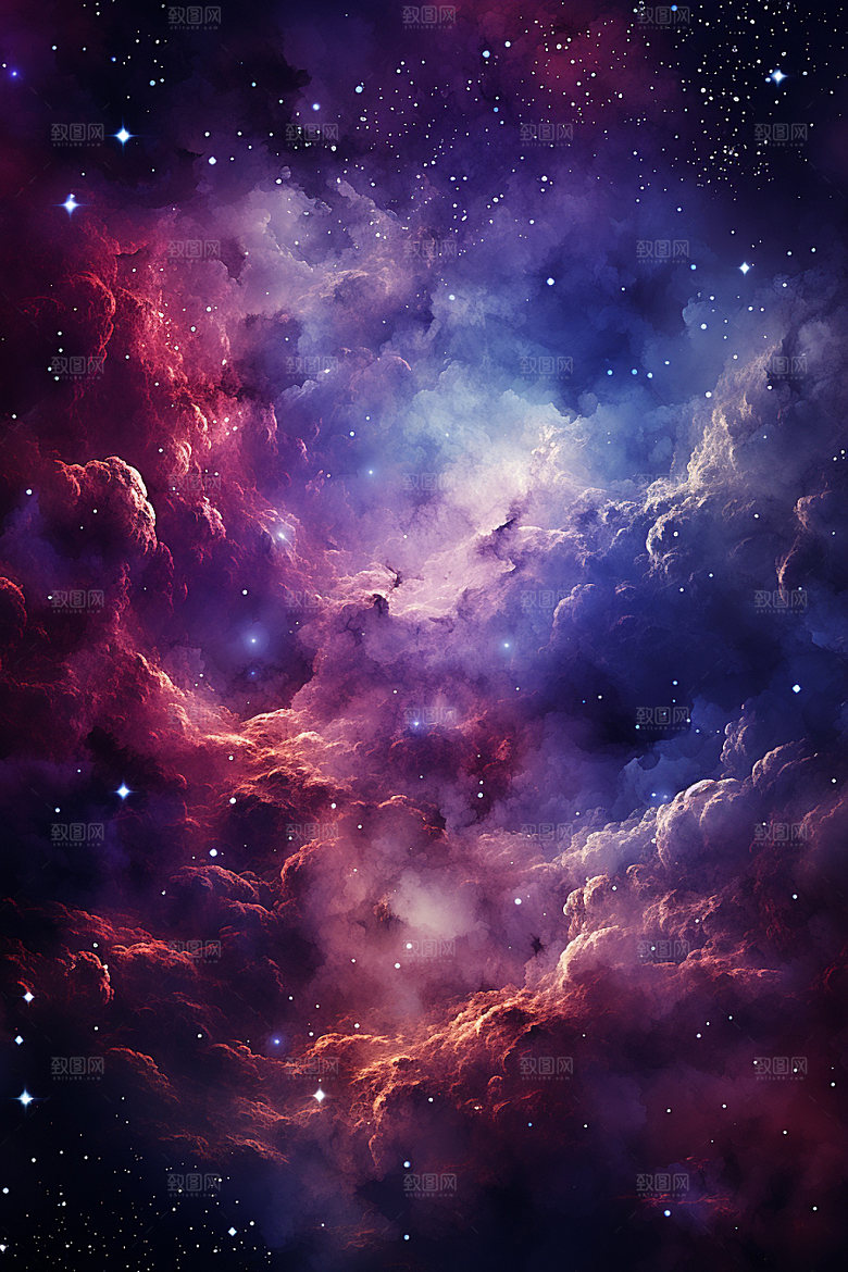 宇宙星空唯美太空素材