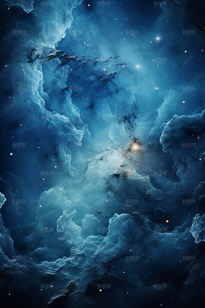 宇宙星空唯美星云素材
