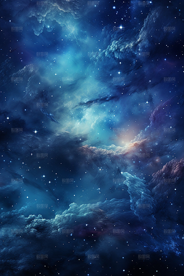 宇宙星空浪漫夜空素材