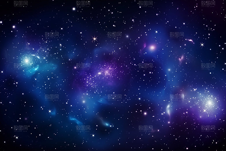 宇宙星空浪漫高清素材