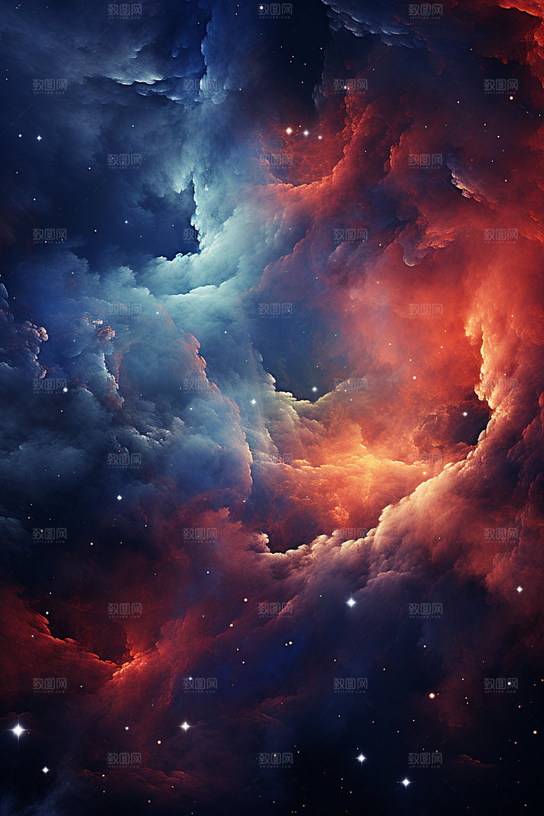 宇宙星空浪漫高清素材
