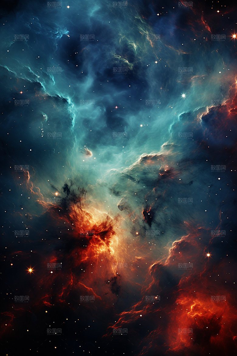 宇宙星空唯美未来素材