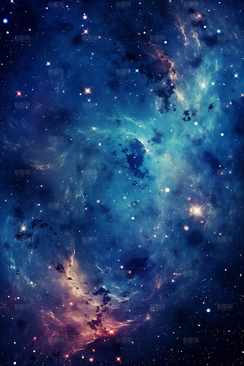 宇宙星空灿烂夜空素材