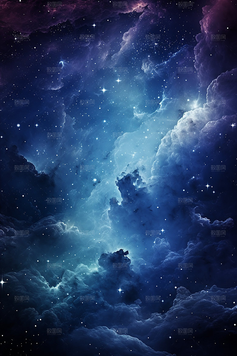 宇宙星空浪漫星云素材