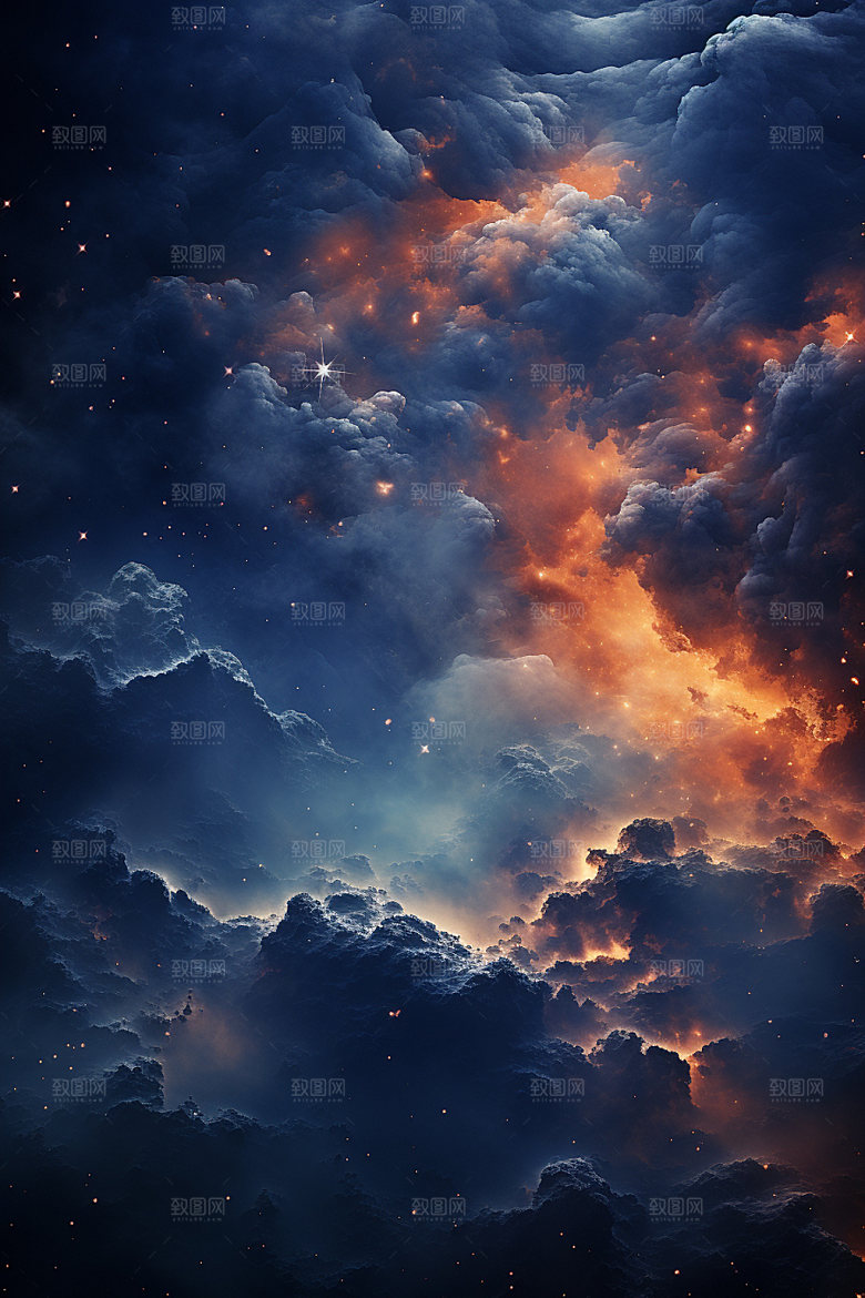 宇宙星空浪漫天空素材