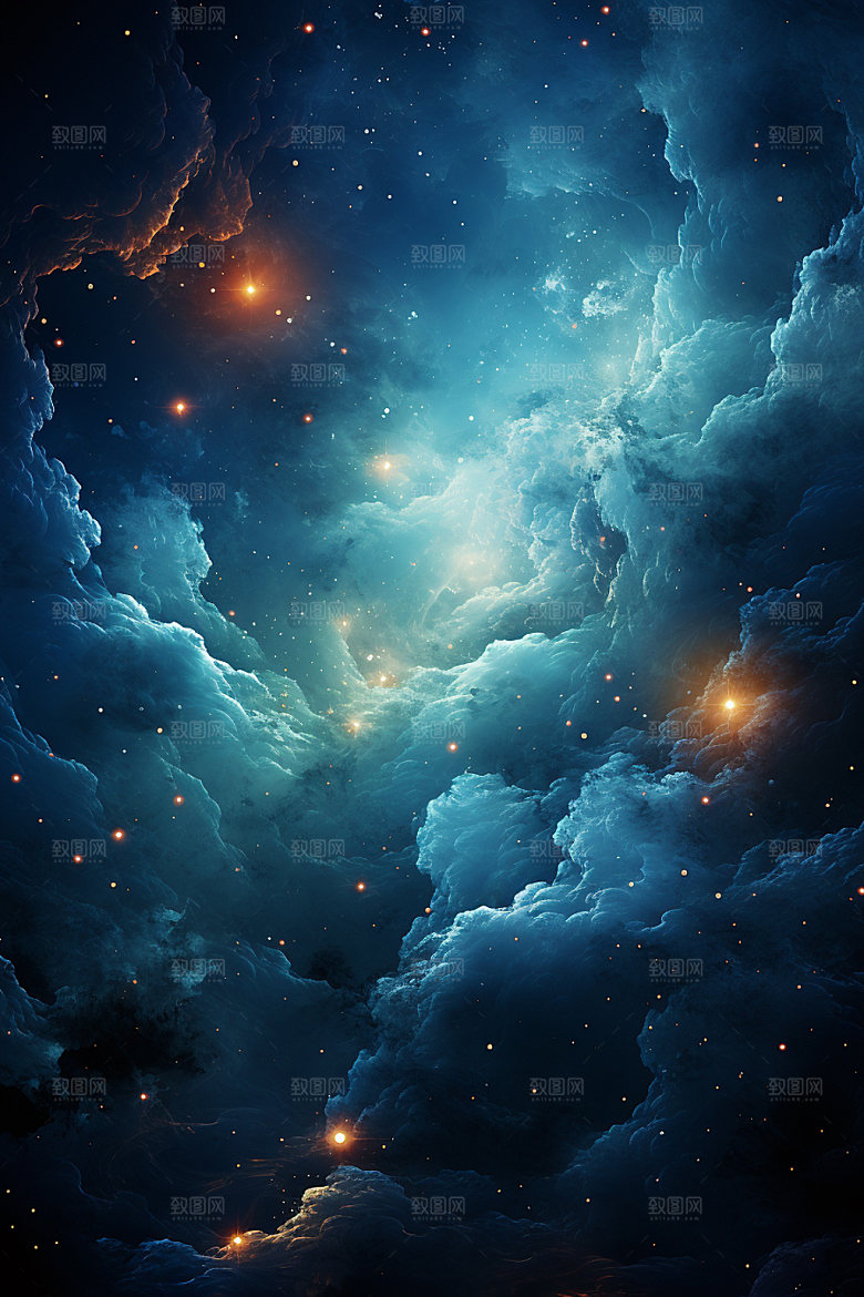 宇宙星空夜空未来素材