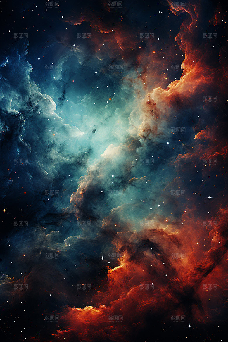 宇宙星空唯美天空素材