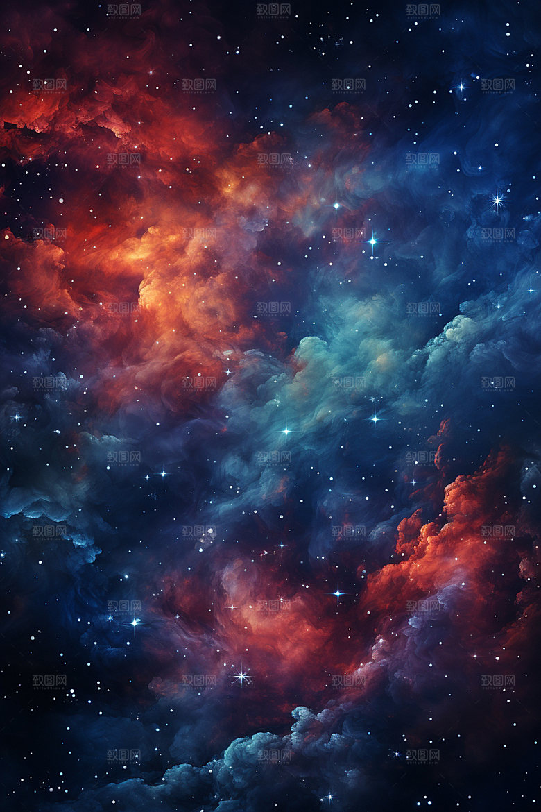 宇宙星空唯美未来素材